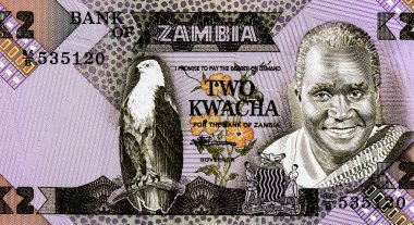 Başkan Kenneth David Kaunda (d. 28 Nisan 1924), 1964-1991 yılları arası Zambiya 2..