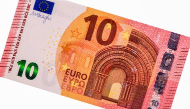 Romanca mimari: kemer. Avrupa Birliği 'nden Portre 10 Euro 2014 Banknotları