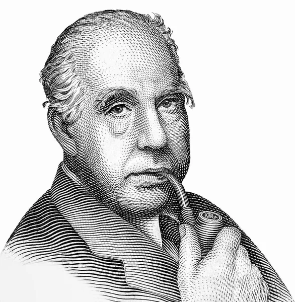 Niels Henrik David Bohr Danish Physicist Who Made Foundational Contributions — Stock Photo, Image