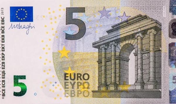 Klassieke Architectuur Boogpoort Portret Van Europese Unie Euro 2013 Bankbiljetten — Stockfoto