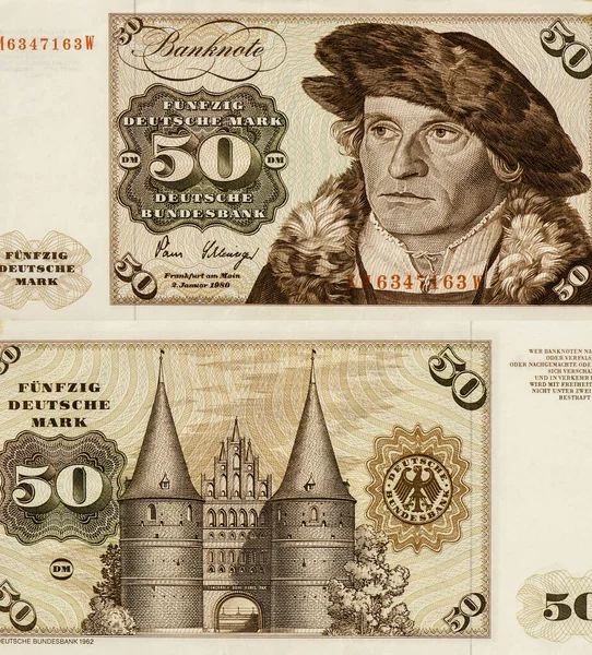 Hans Urmiller Barthel Beham 1525 Portrait Germany Deutsche Mark 1980 —  Fotos de Stock