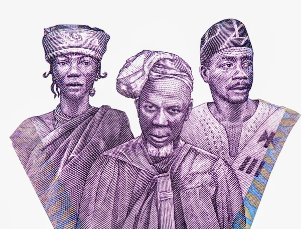 Libéria Personagens País Retrato Libéria 500 Dólares 2016 Notas — Fotografia de Stock
