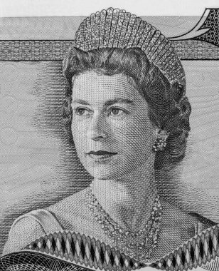 Genç Kraliçe II. Elizabeth 'in Portresi (d. 21 Nisan 1926); Jersey 1..