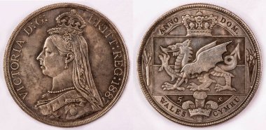 1887, Birleşik Krallık, Victoria, Koleksiyon Parası. 