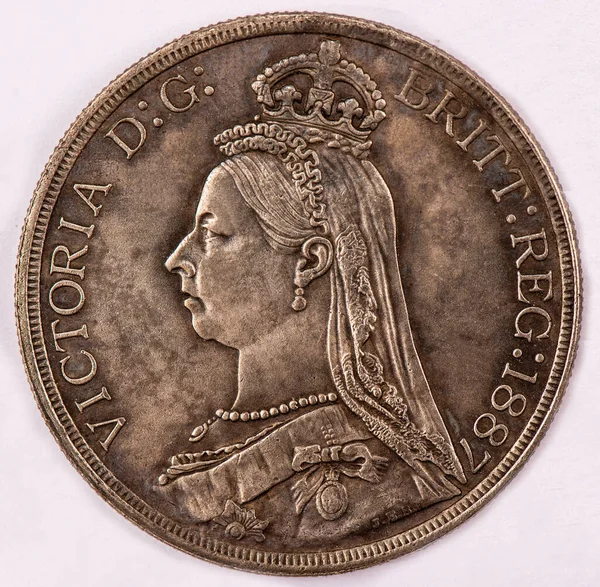 1887 Reino Unido Victoria Collection Coin — Fotografia de Stock