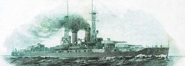 the battleship USS New York, see action in both World War I and World War II. Portrait from United States of America 2 Dollrs 1918 Banknotes. $2 Federal Reserve Bank Note Battleship New Yor. 