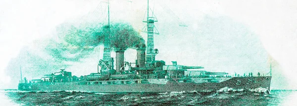 Het Slagschip Uss New York Zie Actie Zowel Eerste Wereldoorlog — Stockfoto