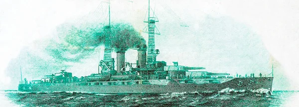 the battleship USS New York, see action in both World War I and World War II. Portrait from United States of America 2 Dollrs 1918 Banknotes. $2 Federal Reserve Bank Note Battleship New Yor. 