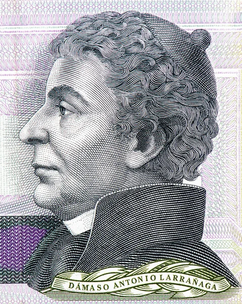Damaso Antonio Larranaga Retrato Uruguay 000 Pesos Uruguayos 2003 Billetes —  Fotos de Stock