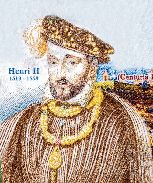 Henri 1519 1559 Retrato Kamberra 100 Francos 2020 Notas Fantasia — Fotografia de Stock
