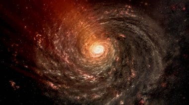 Yıldız Uzay Astronomisi Galaksisi arkaplanı.