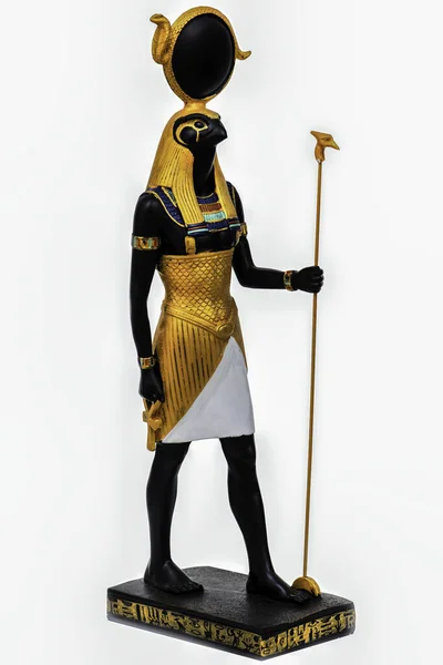 Horus Statue Dieu Égyptien Rôle Mythologique — Photo