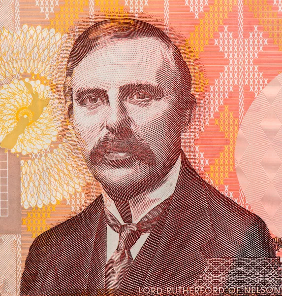 Tudós Ernest Lord Rutherford Nelson Atom Atyja Portré Zélandról 100 — Stock Fotó