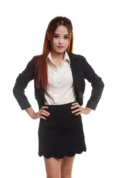 Mooie jonge Aziatische zakenvrouw. — Stockfoto