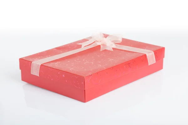 Red gift box — Stock Photo, Image