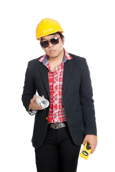 Asiático engenheiro homem — Fotografia de Stock