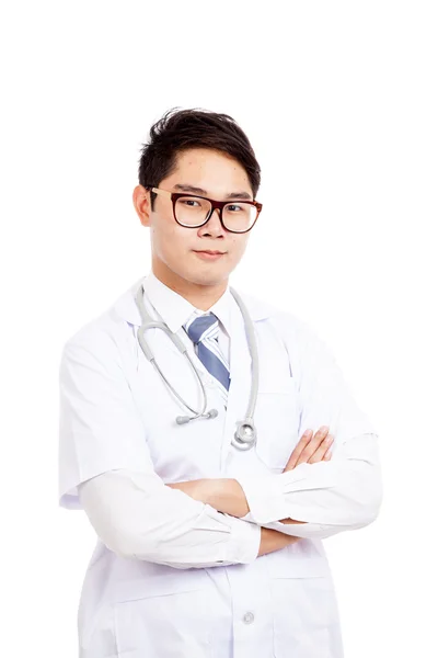 Portrait of Asian male doctor — Stock Photo, Image