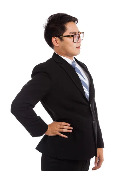 Asian businessman got back pain — Stock Photo, Image