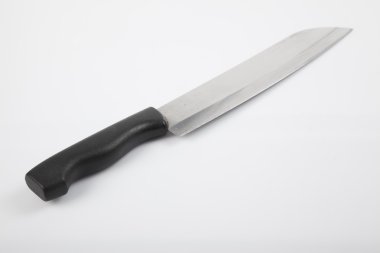 Paslanmaz çelik bıçak siyah saplı