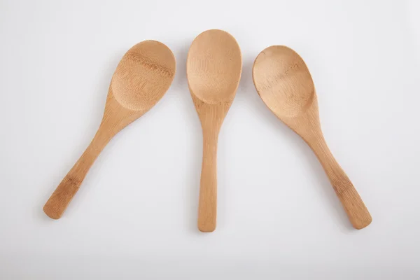 Three wooden spoons — Stock Photo, Image