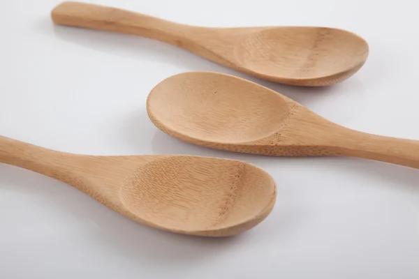 Three wooden spoons — Stock Photo, Image
