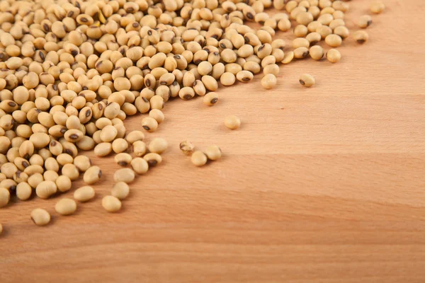 Soybeans with copy space — Stock Photo, Image