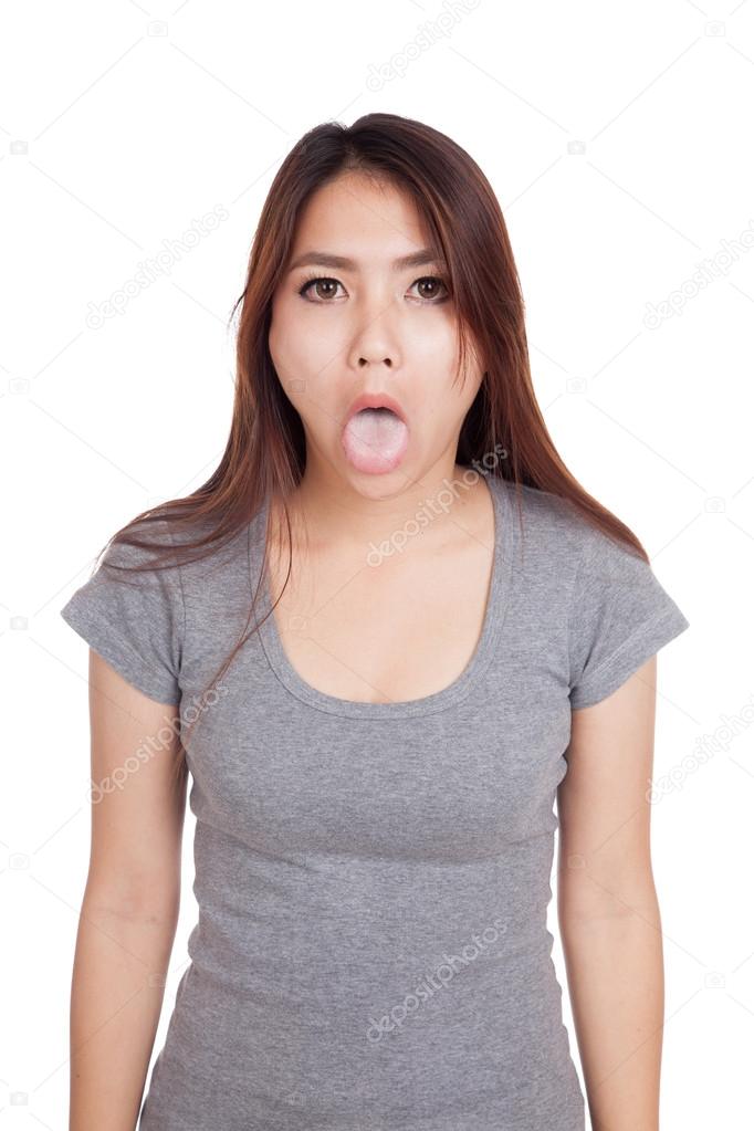 Cum mouth asian young