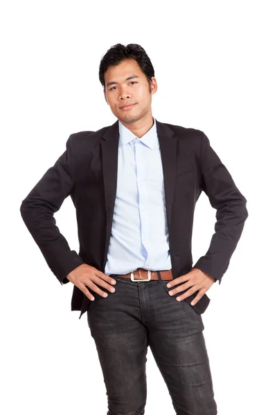 Asiatico uomo d'affari in casual vestito — Foto Stock