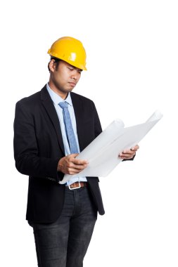 Asya mühendis adam göz bir plan