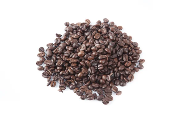 Pile of roasted coffee beans — Stock Photo, Image