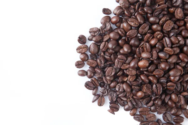 Pile of roasted coffee beans — Stock Photo, Image