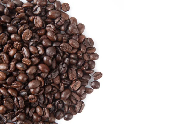 Pile of roasted coffee beans — Stock Photo, Image