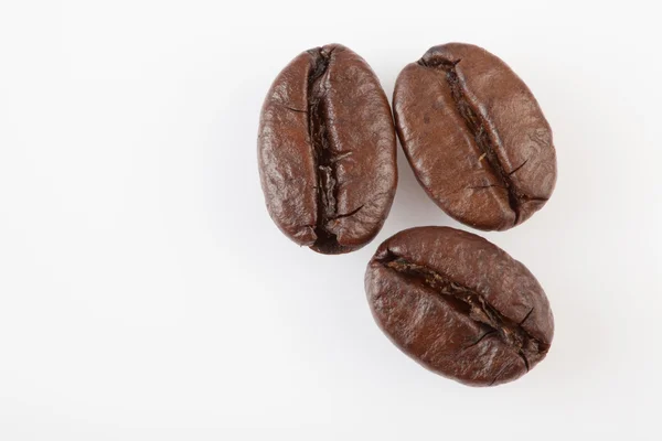 Κοντινό πλάνο καβουρντισμένων κόκκων καφέ — Φωτογραφία Αρχείου