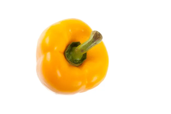 Top view of yellow bell pepper — Stock Photo, Image
