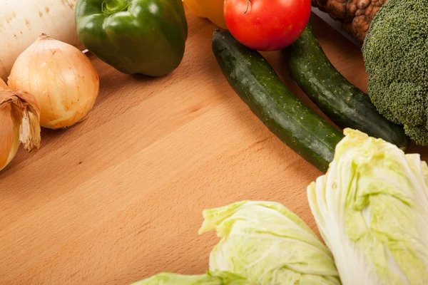 Verduras mixtas frescas coloridas — Foto de Stock