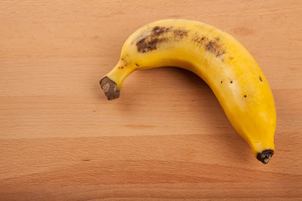 One yellow ripe bananas — Stock Photo, Image