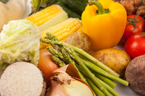 Verduras mixtas frescas coloridas — Foto de Stock