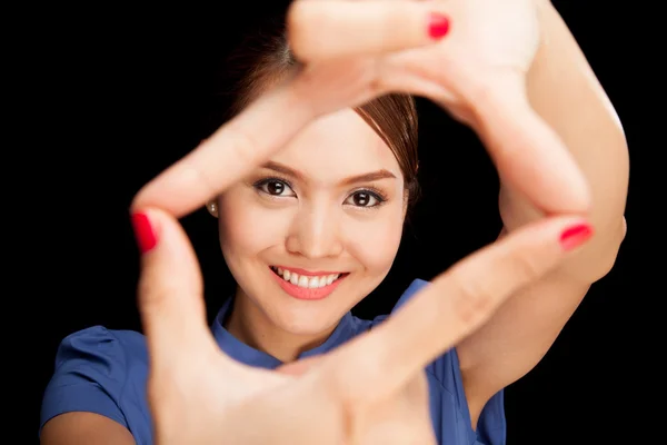 Retrato de hermosa joven mujer asiática —  Fotos de Stock