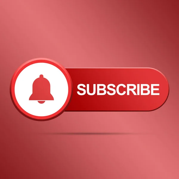 Zil ile abone ol. Kanal, haber, blog, program aboneliği için çan simgesini içeren kırmızı düğme bildirim gönder. Youtube 3d görüntüleme düğmesi