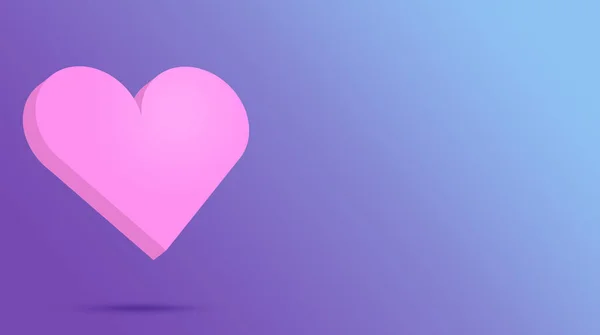 Alla Hjärtans Dag Rosa Hjärta Alla Hjärtans Dag Semester Kärlekens — Stockfoto