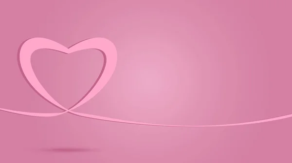 Corazón Cortado Papel Para Concepto Del Día San Valentín Día — Foto de Stock