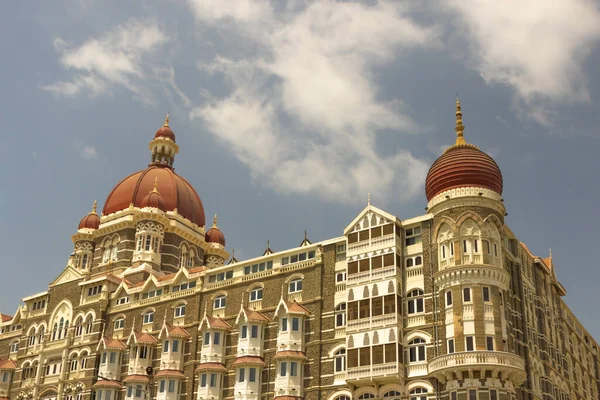 View Hotel Taj Mahal Palace Luxury Hotel Located Colaba Mumbai — Foto de Stock