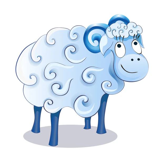 Funny sheep — Stock Vector