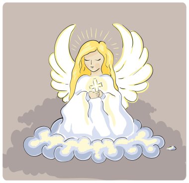 Holy angel clipart