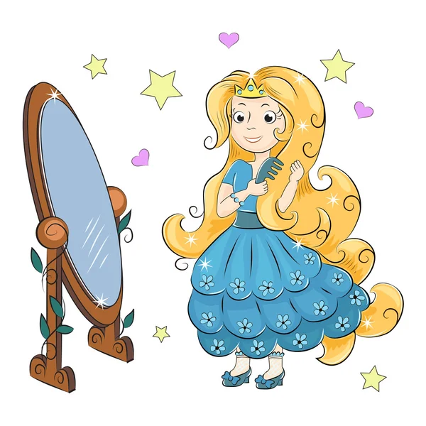 Dulce princesa — Vector de stock