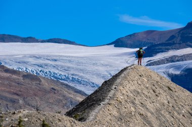 yoho Milli p güzel görünümler için mümkün olduğunca yüksek hiking