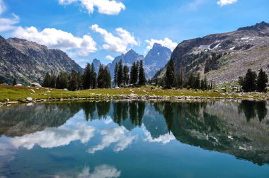 boya fırçası Kanyon iz grand tetons Milli Park, wyoming, 