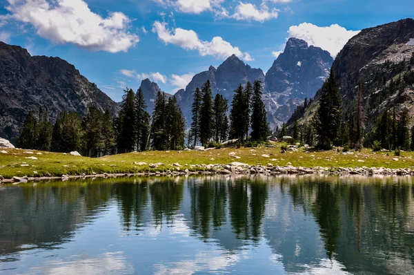 Paintbrush Canyon Trail in Grand Tetons National Park, Wyoming, — Stock Photo, Image