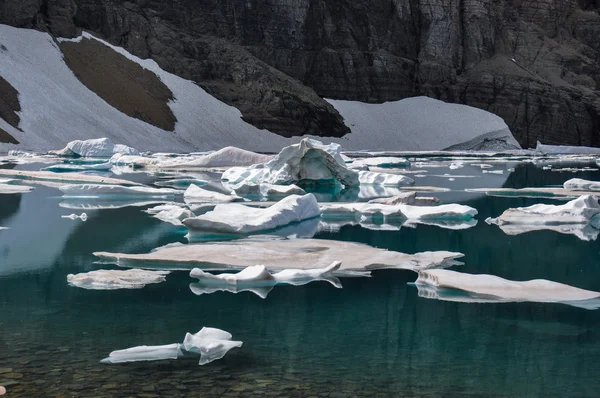 冰山 trail 在冰川国家公园，蒙大拿州，美国 — 图库照片