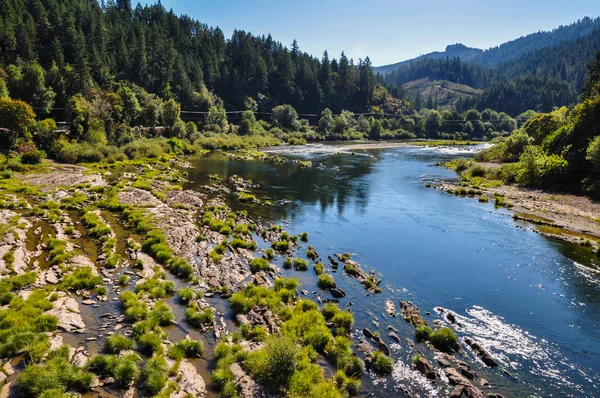 Река течет в Орегоне, США — стоковое фото